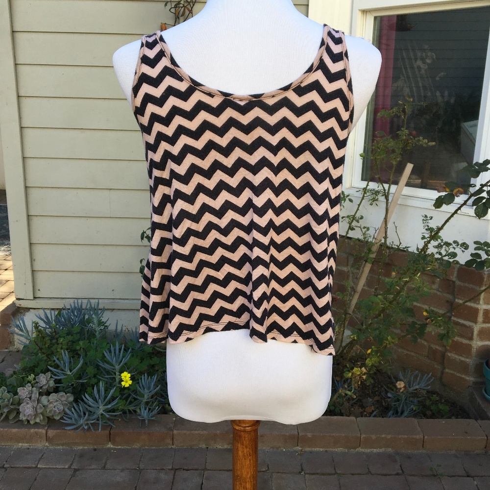 Kate Collection	Small	Brown/Black Chevron Pattern - Picture 5 of 7